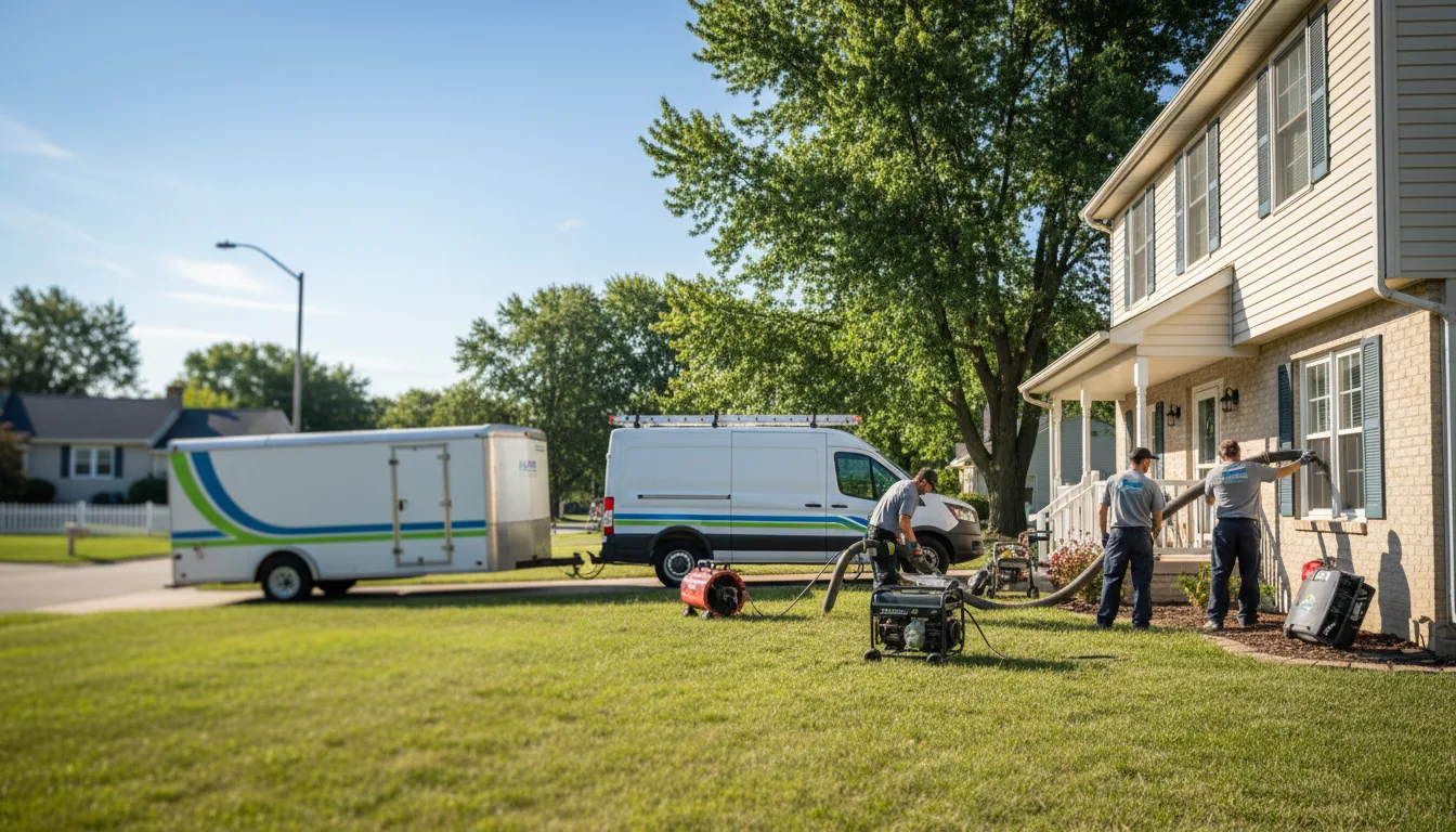 Flooded Basement Restoration And Cleanup With Repair in Long Grove, IA near me